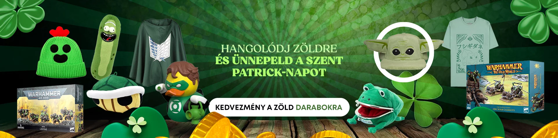 KEDVEZMÉNY A ZÖLD DARABOKRA