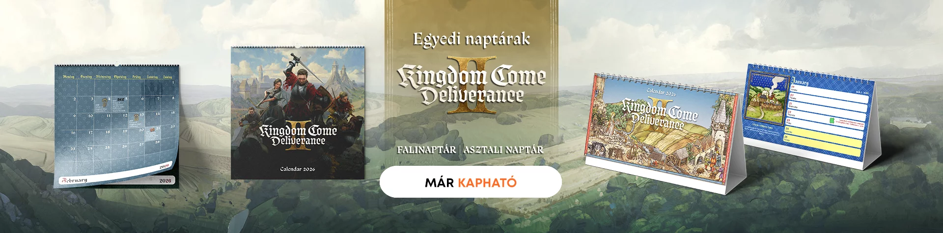 Naptár Kingdom Come: Deliverance II