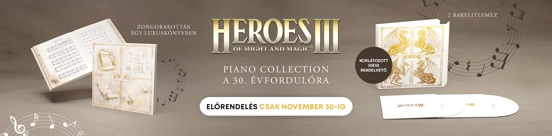 Hivatalos soundtrack Heroes of Might & Magic III