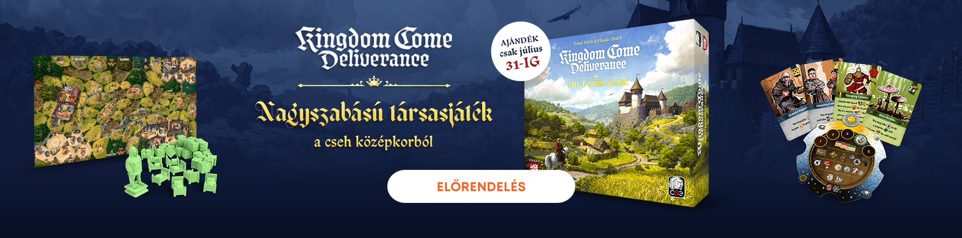 Társasjáték Kingdom Come: Deliverance – The Board Game EN