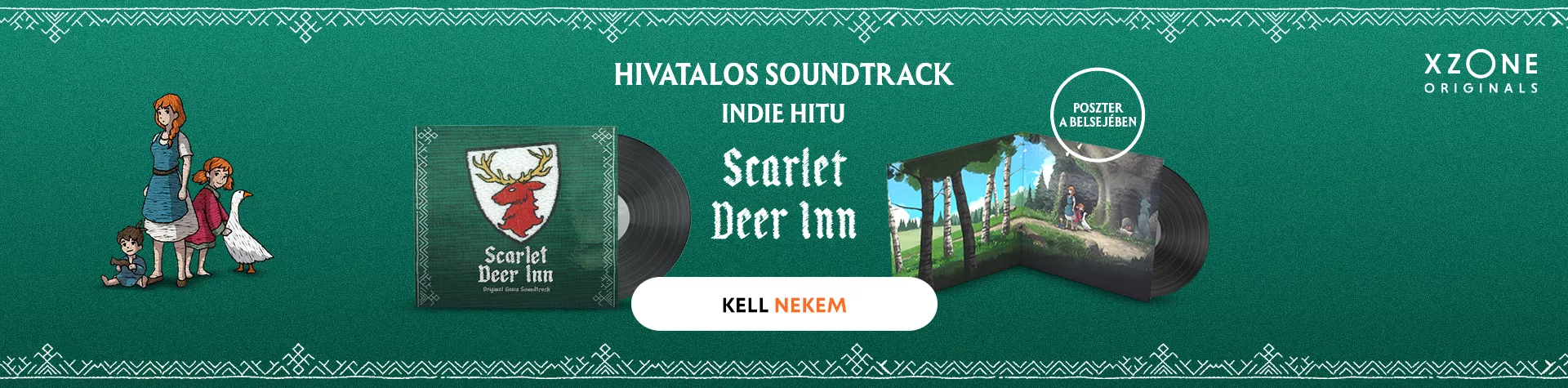 Hivatalos soundtrack Scarlet Deer Inn LP