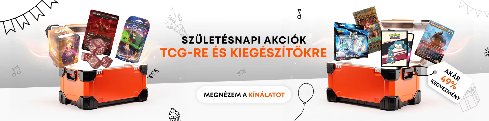 Születésnapi TCG kedvezmények