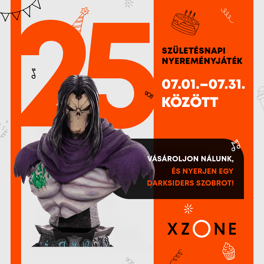 nyereményjáték egy Darksiders mellszoborért