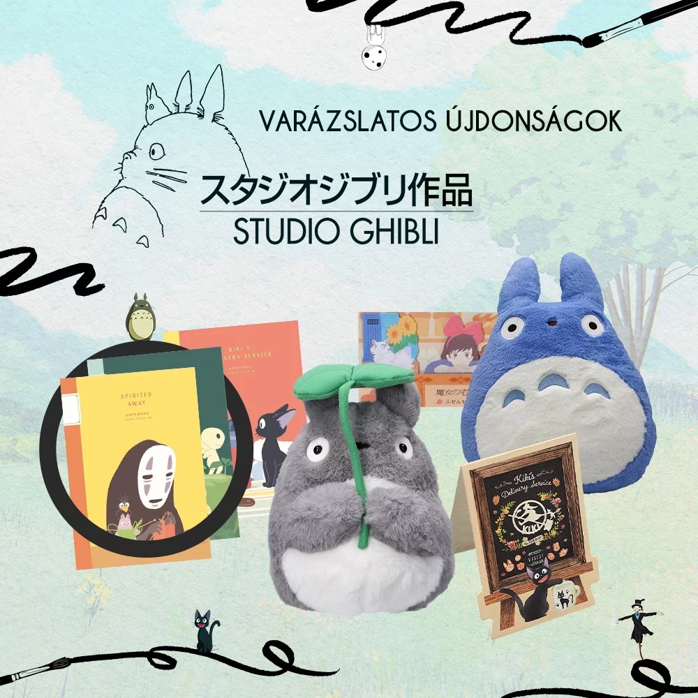 Ghibli, Ghiblimerch, prna, figurak, xzonehu