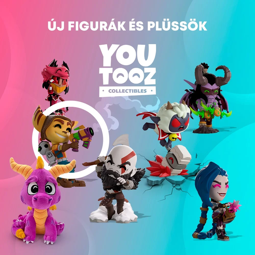 xzonehu, , AstroBot, , AdamSmasher, , Youtooz, , Spyro, , figurák