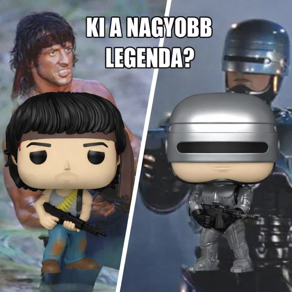Rambo, Robocop, figurák, RoboCop2, JohnRambo