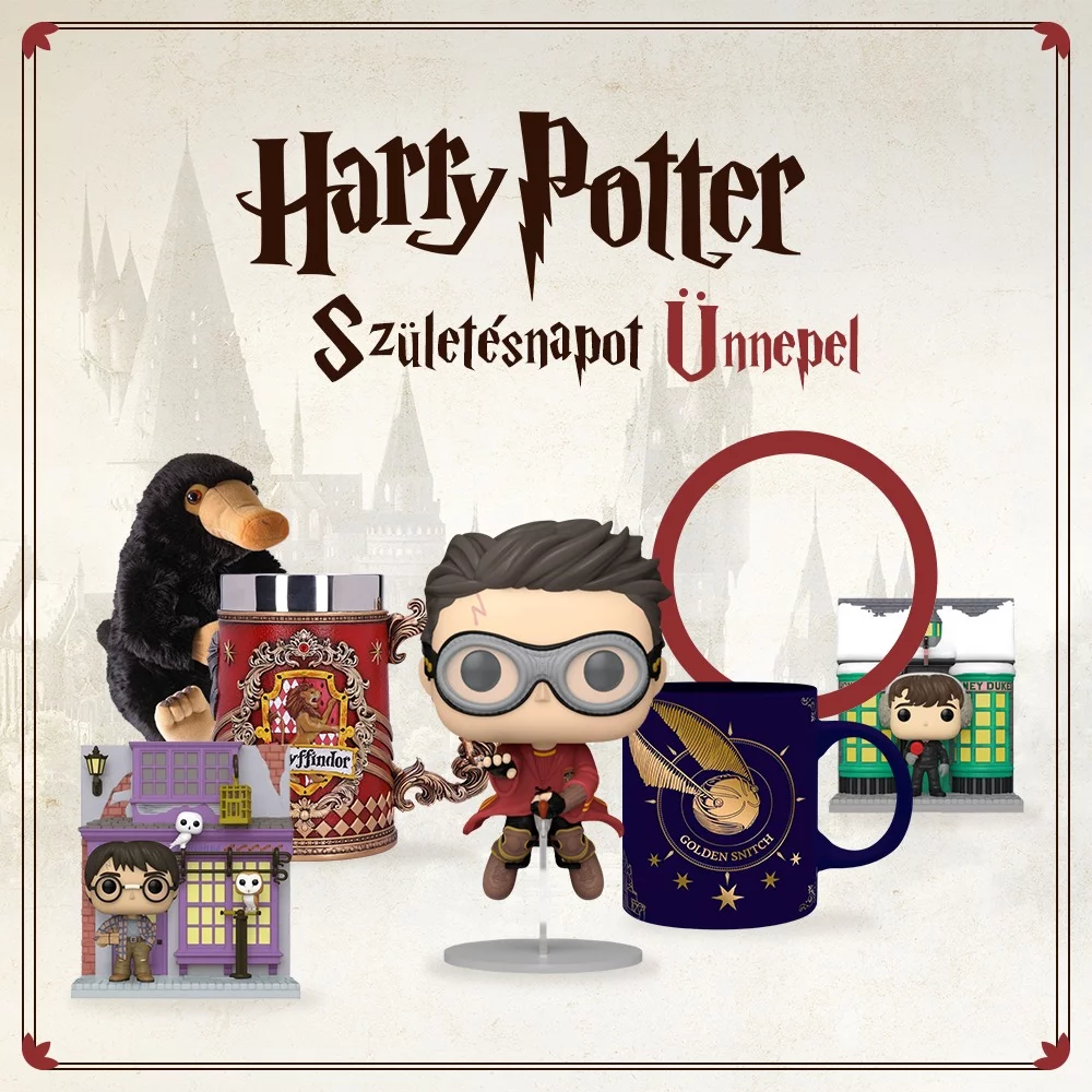 harrypotter, szulinap, merch, potterhead, xzonehu