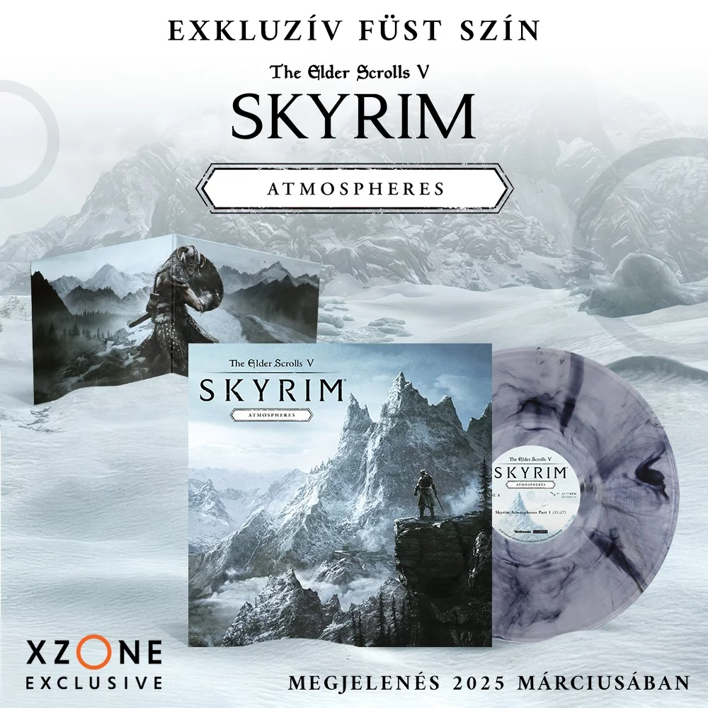 SKYRIM, lemez, bakelitlemez, xzonehu