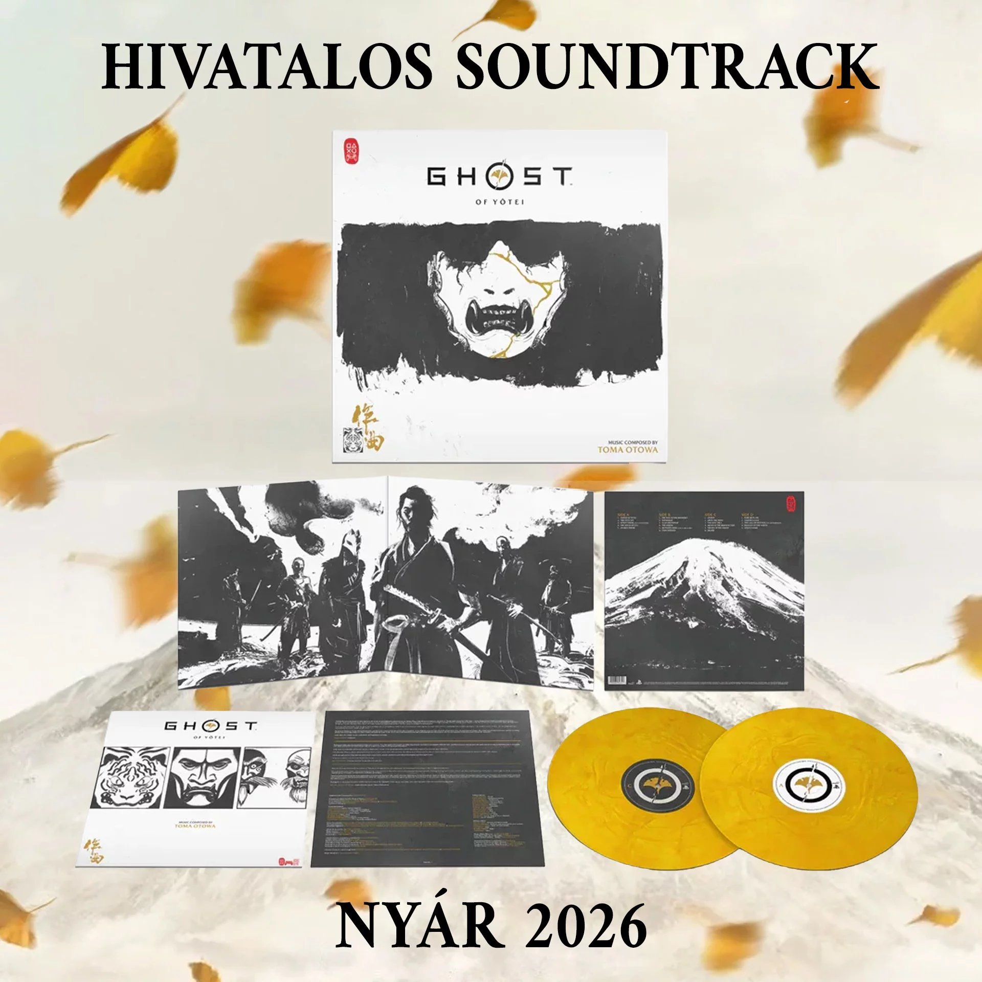 GhostofYōtei, , soundtrack, , bakelit, , zene, , vynil