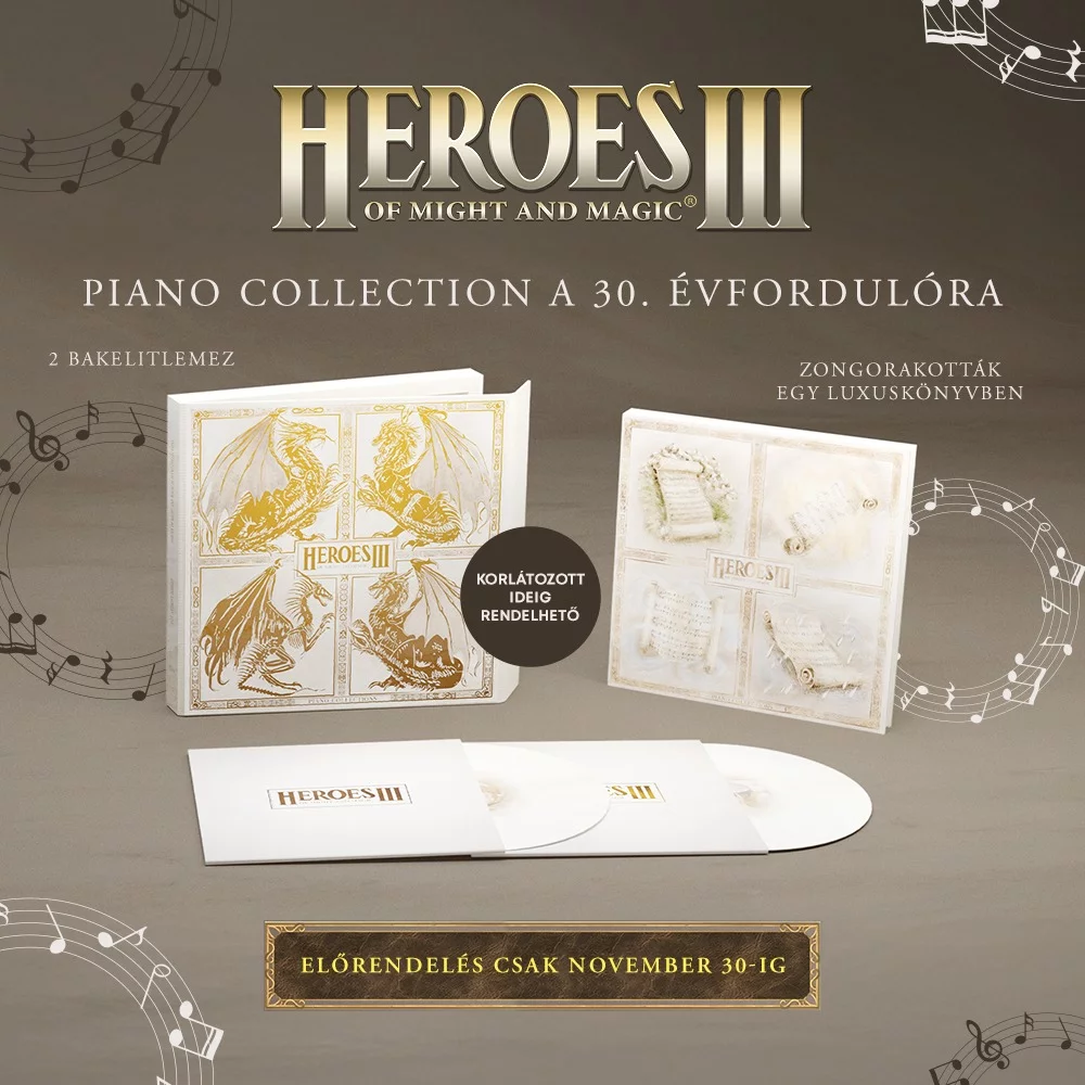 xzonehu, vinyl, lemez, HeroesofMight, soundtrack