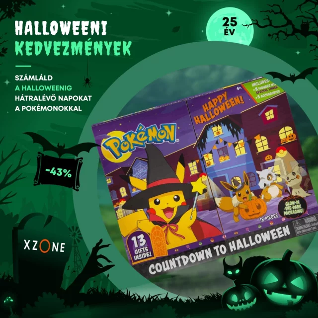 Pokémon, naptár, halloween, xzonehu