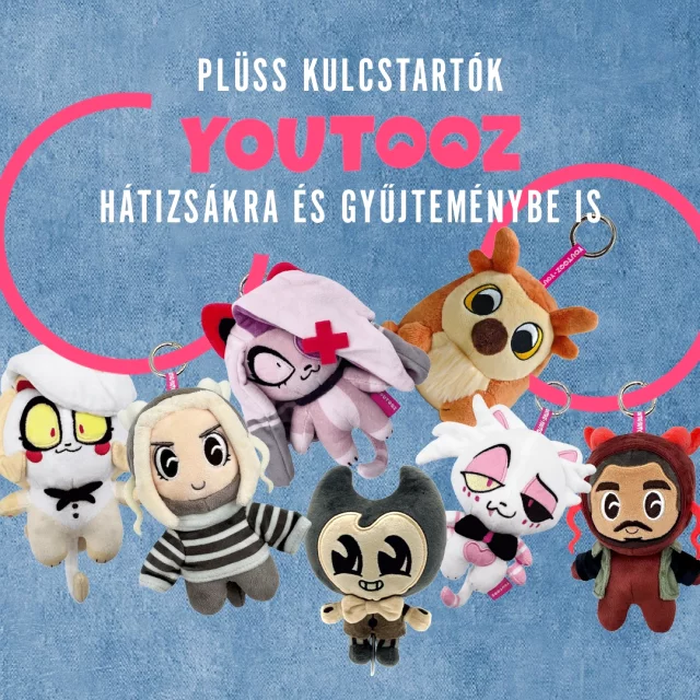 figurka, Kulcsatartó, HazbinHotel, KittyCharlieMorningstar, LinkinPark, xzonehu