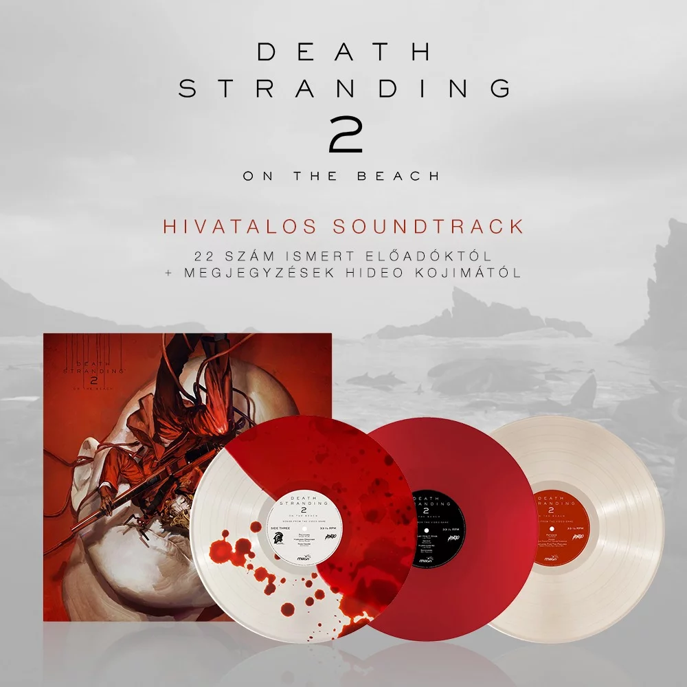 xzonehu, , DeathStranding2, lemez, vinyl