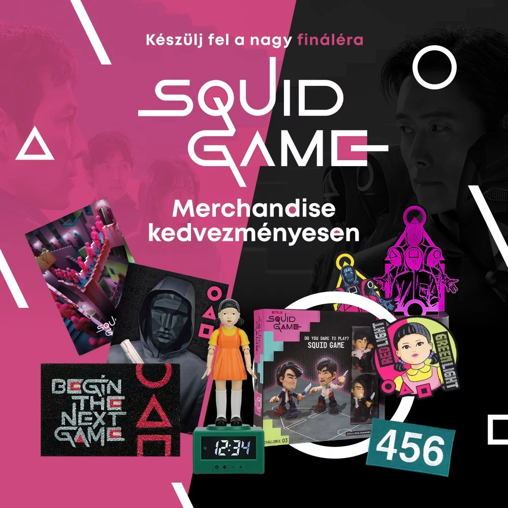 figurák, squidgame, xzonehu, merchandise