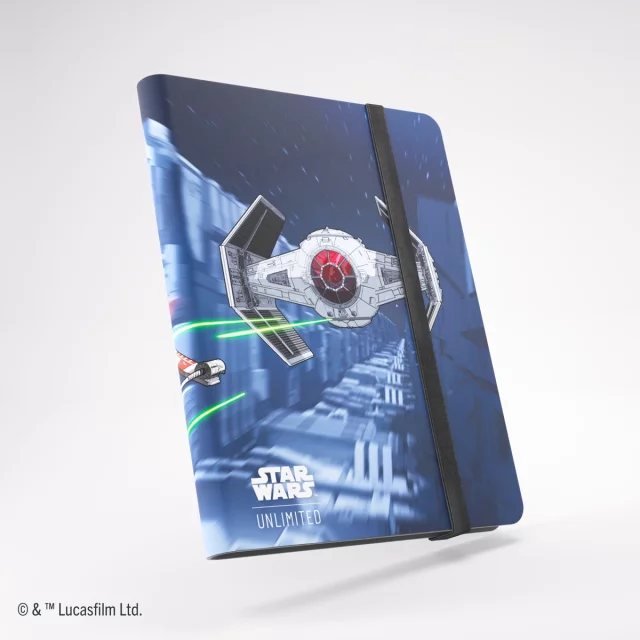 Album na karty Gamegenic - Star Wars: Unlimited 18 Pocket - Card Back Blue dupl