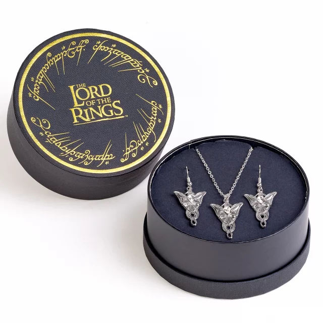 Dárkový set Harry Potter - Arwen Evenstar (přívěsek, naušnice) - Fülbevaló
