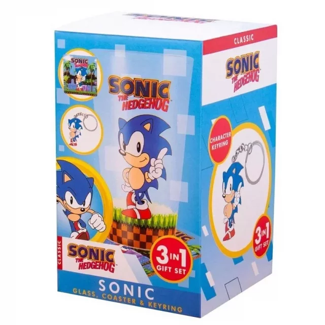 Dárkový set Sonic - hrnek a ponožky dupl