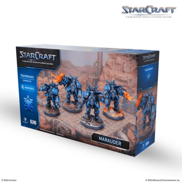 Desková hra StarCraft - Tabletop Miniature Game - Marine - Expansion Set (9 figurek) dupl