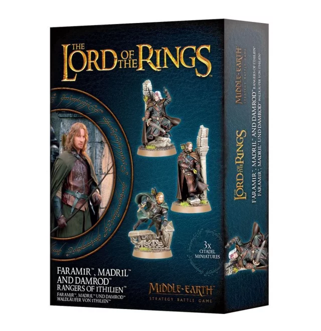 Desková hra The Lord of the Rings - Middle-Earth Strategy Battle Game - The Black Riders (3 figurky) dupl