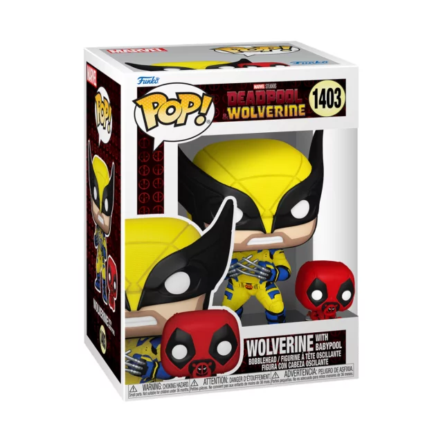 Figurka Deadpool & Wolverine - Deadpool with Headpool (Funko POP! Marvel 1400) dupl