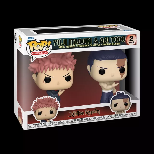 Figura Jujutsu Kaisen - Itadori & Todo (Funko POP! Animation Exclusive 2PK)