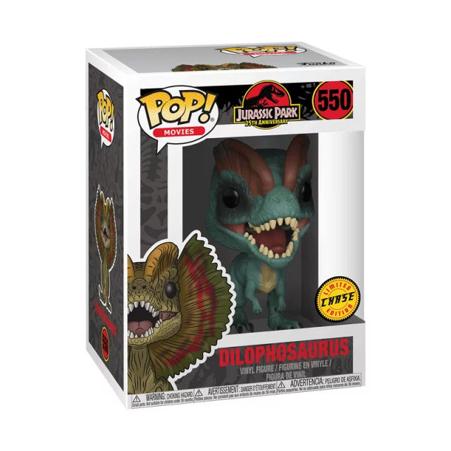 Figurka Jurassic Park: 25th Anniversary - Dilophosaurus (Funko POP! Movies 550) dupl