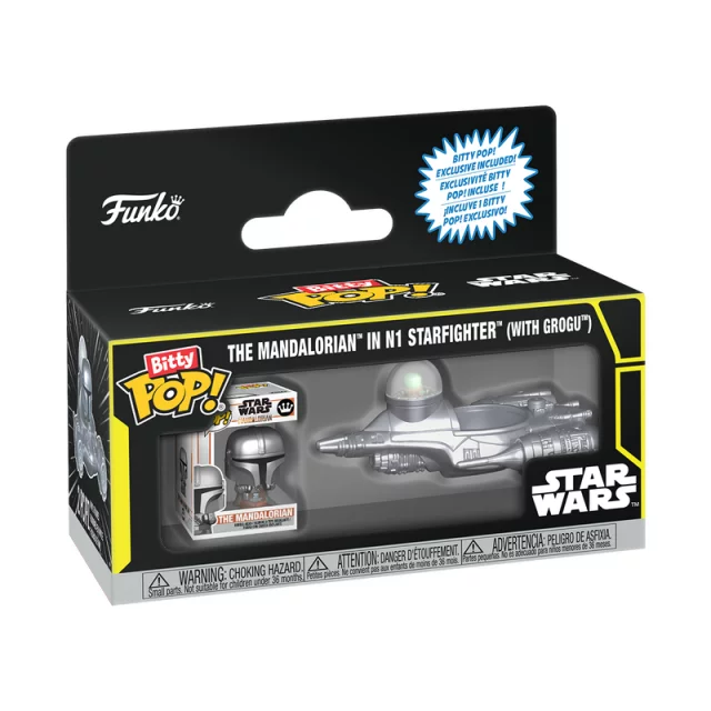 Figurka Star Wars - The Mandalorian in N1 Starfighter (Funko Bitty POP)