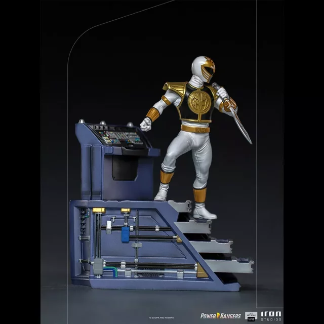 Soška Strážci vesmíru - White Ranger BDS Art Scale 1/10 (Iron Studios)