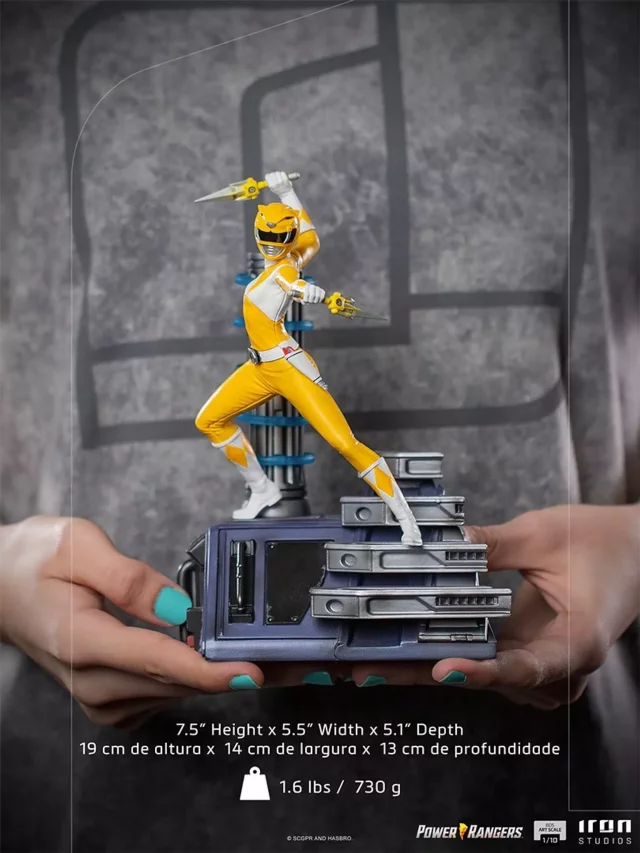 Szobor Univerzum őrzői - Yellow Ranger BDS Art Scale 1/10 (Iron Studios) - Power Rangers
