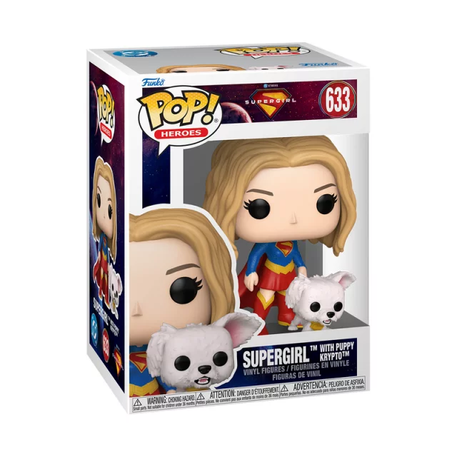 Figurka Supergirl - Supergirl with Puppy Krypto (Funko POP! Heroes 633)