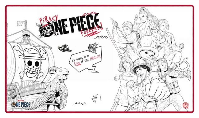 Herní podložka Ultimate Guard - One Piece - Sketch - Egér alátét