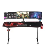 Herní stůl ULTRADESK - FRAG Black dupl