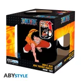Bögre One PIece - Luffy & Ace (változó) - Változó bögre
