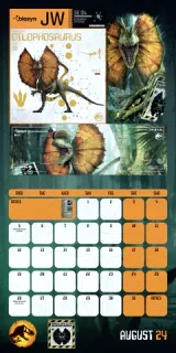 Naptár Jurassic World 2024 - Jurassic Park