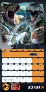 Naptár Jurassic World 2024 - Jurassic Park