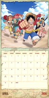 Naptár One Piece 2024
