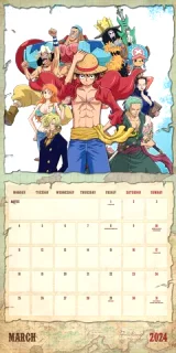 Naptár One Piece 2024