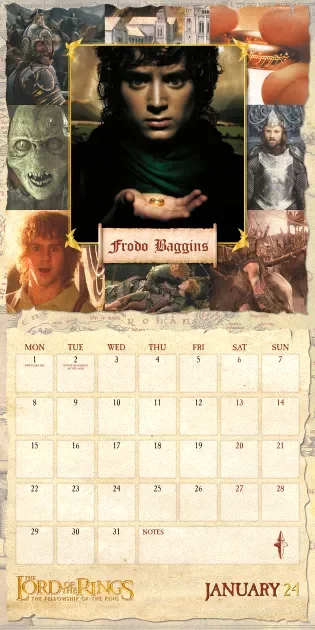 Kalendář The Lord of the Rings 2024