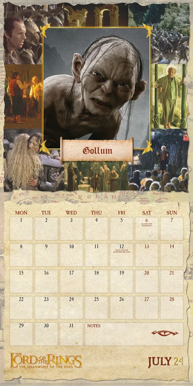 nástěnný kalendář