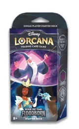 Karetní hra Lorcana: Rise of the Floodborn - Amber / Sapphire Starter Deck dupl