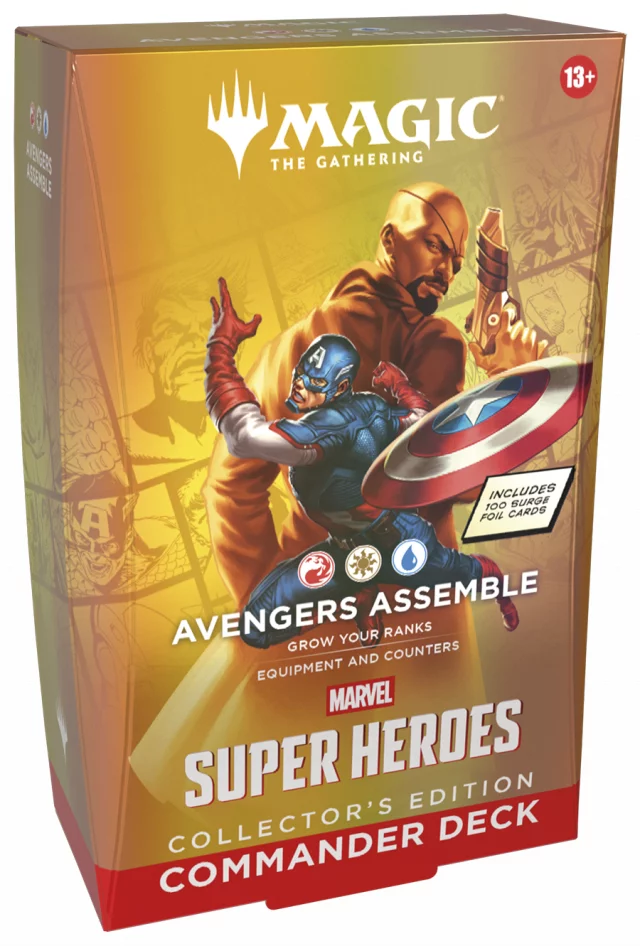 Karetní hra Magic: The Gathering Marvel Super Heroes - Commander Deck Set Collector's Edition dupl