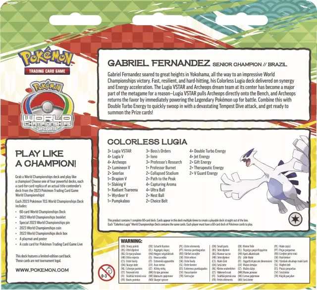 Karetní hra Pokémon TCG - APD World Championships Deck 2023 (Gabriel Fernandez)