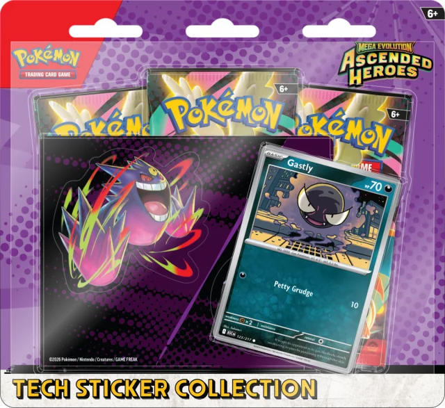 Karetní hra Pokémon TCG: Mega Evolution - Ascended Heroes Charmander Tech Sticker Collection dupl