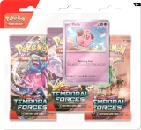 Karetní hra Pokémon TCG: Scarlet & Violet Temporal Forces - 3-Pack Blister booster (Cyclizar) dupl