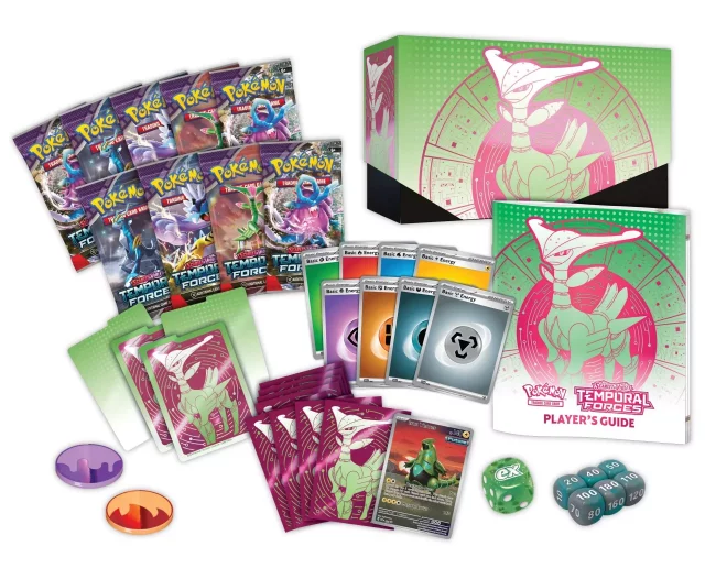 Karetní hra Pokémon TCG: Scarlet & Violet Temporal Forces - Flutter Mane Elite Trainer Box dupl