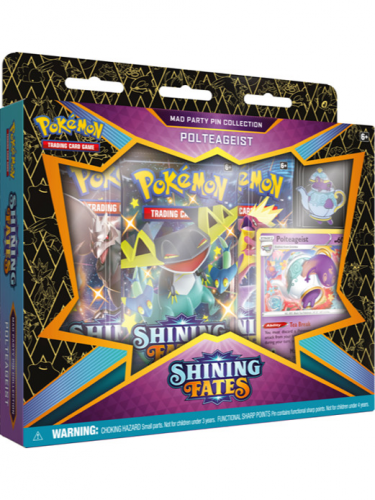 Kártyajáték Pokémon TCG: Shining Fates - Mad Party Pin Collection (Polteageist)