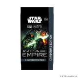 Kártyajáték Star Wars: Unlimited - Ashes of the Empire Carbonite Booster (16 kártya) - TCG gyűjthető kártyajáték