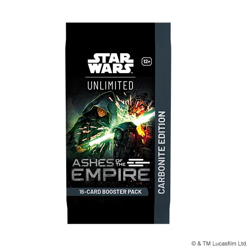 Karetní hra Star Wars: Unlimited - Ashes of the Empire Carbonite Booster (16 karet)