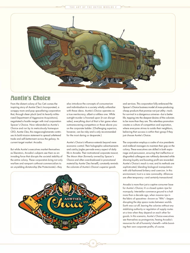 Kniha The Art of The Outer Worlds 2 ENG