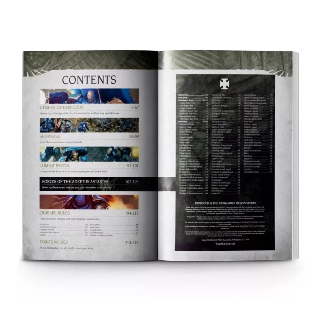 Kniha W40k: Codex: Space Marines (2020) dupl